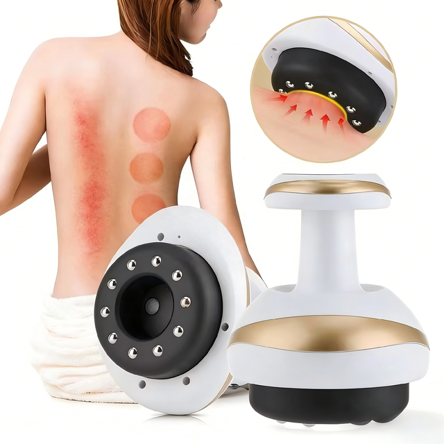 Smart Cupping Machine Body Slimming Vacuum Scraping Cupping Heating Therapy Electric Guasha Anti-Cellulite  Suction Massager