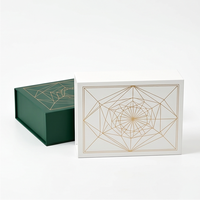 Boîte cadeau magnétique personnalisée avec logo imprimé, boîte d'emballage rigide en papier de qualité supérieure en forme de livre avec insert en mousse EVA pour parfum et bijoux