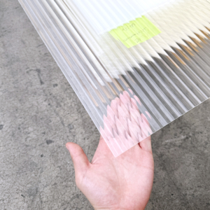 Sọc rộng khuôn mẫu <span class=keywords><strong>Acrylic</strong></span> kết cấu hội đồng quản trị PS khuếch tán tấm cho ánh sáng trang trí tấm kết cấu Polystyrene cắt - Product Image 1