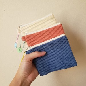 กระเป๋าสตางค์แบบมีซิปผ้าลูกฟูกขนาดเล็กงานแฮนด์เมดกระเป๋าน่ารักที่ใส่บัตรสีสันสดใสกระเป๋าใส่เหรียญ2025สั่งทำ - Product Image 4