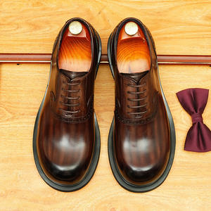 Zapatos casuales retro personalizados para hombre, zapatos formales de punta, zapatos casuales de otoño, venta directa de fábrica - Product Image 1