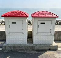 Armoire de commande électrique étanche en PRV (Plastique Renforcé de Fibres) anti-corrosion avec service de découpe