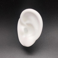 En gros Géométrique Rond Or support silicone oreille pour Designer Déclaration Hoop Boucles d'oreilles bijoux présentoir piercing modèle