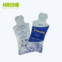Sachets en plastique personnalisés de 10 ml, 15 ml, 20 ml pour gel énergétique liquide, boisson, avec bec verseur