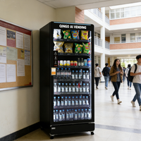 Distributeur automatique de haute qualité avec écran tactile, capacité de 495 bouteilles, conforme ADA, pour aliments et boissons