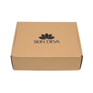 Caja <span class=keywords><strong>de</strong></span> Cartón Corrugado Marrón Plana Personalizada con Logotipo <span class=keywords><strong>de</strong></span> Marca <span class=keywords><strong>para</strong></span> Empaque <span class=keywords><strong>de</strong></span> Productos <span class=keywords><strong>para</strong></span> el Cuidado <span class=keywords><strong>de</strong></span> la Piel - Product Image 3