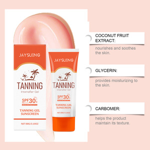 JAYSUING Crema Mineral Gel de Protección Negro PARA EL Sol al Aire Libre Trigo Marrón Brillo Natural Loción Bronceadora Hidratante PARA EL Cuerpo - Product Image 3