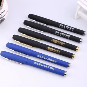 Bolígrafo Neutral Personalizado con Estampado Publicitario, Bolígrafo con Logotipo Personalizado, Regalo, Bolígrafo de Plástico Negro con Punta de Bola para Negocios - Product Image 4