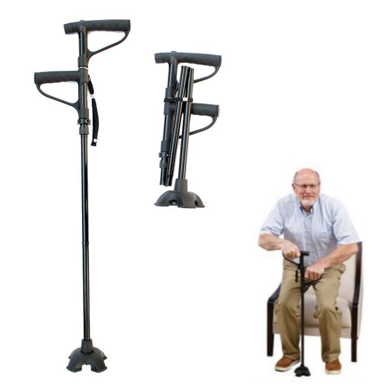 Folding Cane With Led Light Adjustable