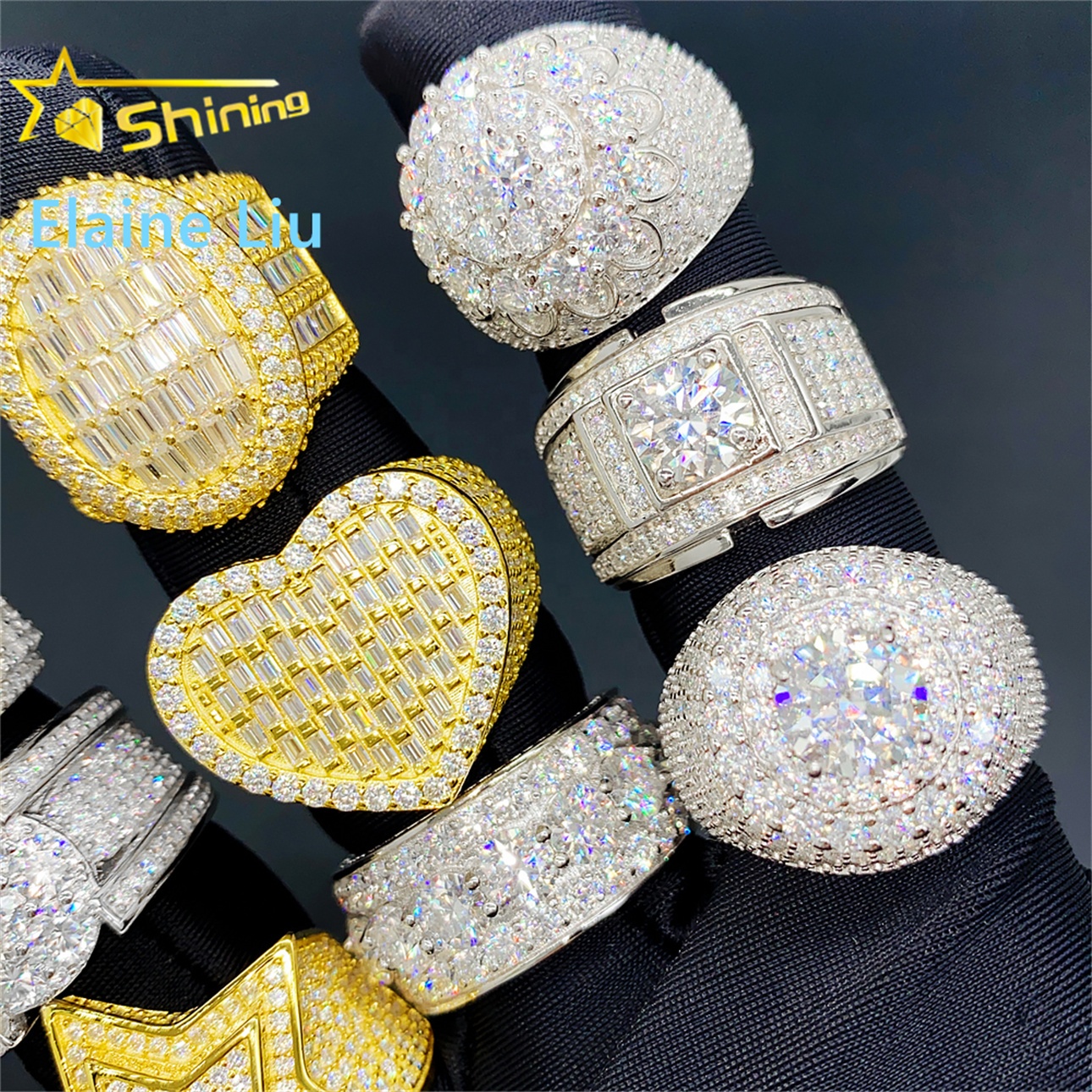 silver jewelry obsidian