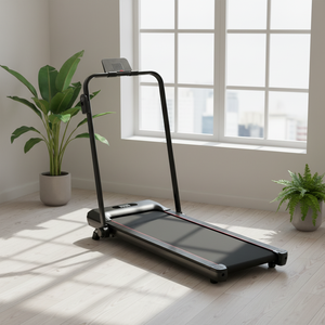 Tapis de marche pliable et silencieux pour la <span class=keywords><strong>maison</strong></span>, gain de place sous le bureau, idéal pour l'entraînement <span class=keywords><strong>cardio</strong></span> avec inclinaison manuelle - Vente en gros - Product Image 1