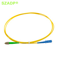 Kabel Patch Fiber Optik SC LC Kelas Telekomunikasi SM/MM UPC APC 1m 2m 3m 5m PVC/LSZH Dukungan Kustom Langsung dari Pabrik