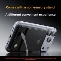 Batteries externes ultra-minces en ABS magnétiques 2-en-1 avec support sans fil, cordon et câble, charge rapide 20W, affichage numérique, 10000mAh, Type-C