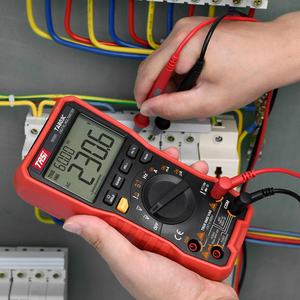 มัลติมิเตอร์อเนกประสงค์ TASI TA803A วัดแรงดันไฟฟ้า AC/DC กระแสไฟฟ้า โอห์ม ไดโอด ทดสอบความต่อเนื่อง พร้อมแบตเตอรี่ 9V สำหรับใช้งานในครัวเรือนและอุตสาหกรรม - Product Image 3