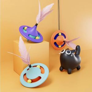 Entrega Rápida: Juguete Giratorio 2 en 1 para Gatos, Juguete Colgante con Ventosa y Pista de Bolas para Gatos - Product Image 2