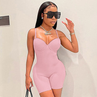 Offre Spéciale Femmes Vêtements Sexy Moitié Soutien-Gorge Sling Salopette Taille Haute Butt Levage Shorts Sport Salopette