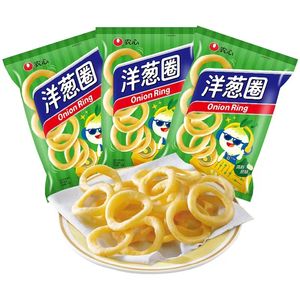 40g de Aperitivo <span class=keywords><strong>Coreano</strong></span> Nong Shim con Sabor a <span class=keywords><strong>Pollo</strong></span> Asado, Aros de Cebolla, Papas Fritas, Alimentos Inflados - Product Image 3