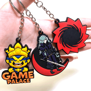 พวงกุญแจยาง PVC แบบกำหนดเองรักษ์โลก พร้อมห่วงโลหะ ดีไซน์ตัวอักษร<span class=keywords><strong>การ์ตูน</strong></span> 2 มิติแบบนุ่ม สำหรับของขวัญส่งเสริมการขาย - Product Image 2