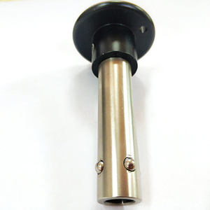 Perno de Bloqueo de Acero Inoxidable EBM con Manija de Botón, Rosca 10-32, para Estantes, Acabado Níquel, Tipo Émbolo, Alternativa Empotrada, Tamaño Personalizado - Product Image 1