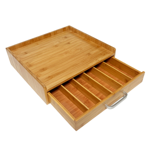 <span class=keywords><strong>Dolce</strong></span> <span class=keywords><strong>gusto</strong></span>-organizador de cápsulas de café k-cup con logotipo personalizado, soporte de cajón, estante de madera de bambú - Product Image 3