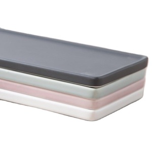 Soap Bottle Tray Vanity Trays Bamboo Bathroom Tray <strong>Bath</strong> Room <strong>Accessories</strong> - Product Image 1