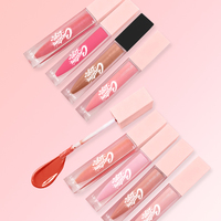 Gloss à lèvres de haute qualité avec logo personnalisable, gloss à lèvres liquide imperméable, baume à lèvres végétalien, design tendance, gloss à lèvres de marque privée