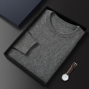 Maglione da Uomo in <span class=keywords><strong>Cashmere</strong></span> di Alta Qualità Top in Misto Lana e <span class=keywords><strong>Cashmere</strong></span> all'Ingrosso Maglieria Invernale da Uomo in Lana - Product Image 2