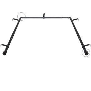 <span class=keywords><strong>Tringle</strong></span> à rideau télescopique en métal bronze courbée, extensible <span class=keywords><strong>pour</strong></span> fenêtre en <span class=keywords><strong>baie</strong></span>, coin et fenêtre de douche - Product Image 2