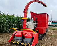 Moissonneuse-lieuse de fourrage Napier Grass Side Silage Harvester avec meilleur prix, machine à ensilage monocouloir, coupe-fourrage, hacheuse