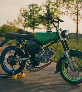 Support inférieur de cadre de moto YHMOTO, barre de renfort côté droit pour Simson S50 S51 S70 Enduro - Product Image 2