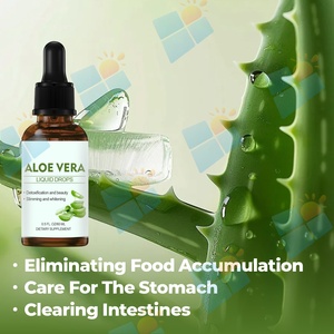 Gouttes liquides d'aloe vera 60 ml avec formule d'extrait botanique pour le bien-être quotidien et la nutrition beauté Fournisseur OEM de marque privée - Product Image 4