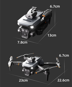 Dron K6MAX de Plástico con 3 Cámaras, Evitación de Obstáculos 360°, Modo Sígueme, Flujo Óptico, Modo Sin Cabeza, Transmisión de 100m, Vuelo Estable - Product Image 6