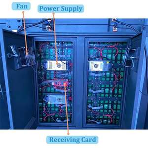 Mur vidéo LED d'intérieur P4 4K ultra-fin, épissure transparente, JunChen 960mmx960mm, écran LED, affichage LED fixe - Product Image 3