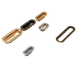 Anelli ovali in metallo placcato antiruggine <span class=keywords><strong>per</strong></span> cinture, zaini e accessori di alta gamma <span class=keywords><strong>per</strong></span> copricapi - Product Image 1