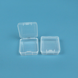 <b>Small</b> Square Transparent PP <b>Box</b> 4.5cm For Jewelry Nail Art Fishing Gear Storage Electronics Accessories - Product Image 1