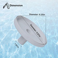 Couverture de skimmer pour piscine hors sol, plaque d'aspiration pour Pentair 513330 Hayward SP1091WM