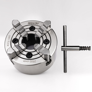 Mandril de torno independiente de 4 mordazas SANOU Serie K72, mordazas ajustables individualmente, tamaños completos 80mm/100mm/125mm/160mm/200mm/250mm - Product Image 6