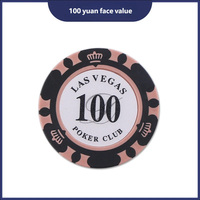 Jetons de poker en argile durables, robustes et écologiques, numérotés et de valeur, avec couleur personnalisée pour le Texas Hold'em, le Baccarat et le Mahjong