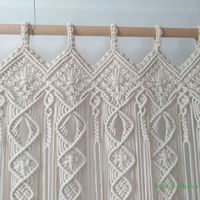 Décoration personnalisée pour la maison, style moderne, rideau en tissu 100% coton, tapisserie de porte faite à la main du Vietnam, anniversaire