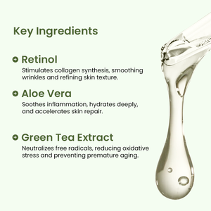 Sérum Rétinol Bio Sérum Anti-âge Visage Acide Hyaluronique <span class=keywords><strong>Aloe</strong></span> <span class=keywords><strong>Vera</strong></span> <span class=keywords><strong>pour</strong></span> Hydrater Réduire <span class=keywords><strong>les</strong></span> <span class=keywords><strong>Rides</strong></span> Sérum Anti-Taches Noires - Product Image 2