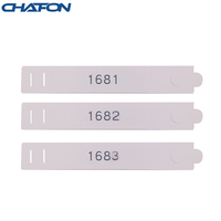 Étiquettes sportives en PVC CHAFON pour course à pied, puce RFID Alien H3, étiquettes de chronométrage étanches, protocole ISO18000-6C, distance de lecture de 0 à 12 m