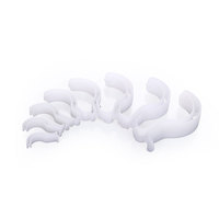 Nouveau design Canack BA40S Guedel Airway à usage unique, Canule oropharyngée adulte (type Berman) pour la respiration, désinfectée, en PP+PE, CE