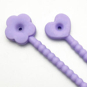 Venta caliente de alta calidad multifuncional Cable de silicona Twist Rope Strap Ties Venta al por mayor ajustable colorido correa de silicona Tie - Product Image 2