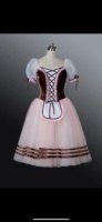 Tutu de ballet professionnel, jupe longue, noir et rouge, robe de performance de ballet pour adultes et enfants, style espagnol