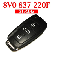 Llaves Inteligentes Originales para Vehículos A1 A3, Llave Inteligente de Proximidad de 315 MHz para 8V0 837 220F
