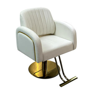 Sillón de Peluquería de Alta Gama con Base de Acero Inoxidable, Silla de Barbería para Salón de Belleza - Product Image 1