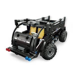 13005-08 Voiture de Commande Urbaine en Plastique ABS pour Enfants 0-3 Mois, Blocs de Construction DIY à Assembler, Télécommandée Électrique et Armée - Product Image 5