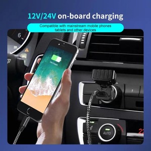 LED Flashlight <b>MINI</b> Car Chargeable <b>Lantern</b> Torch Powerful Lamp Built-in Li-ion Battery Car Cigarette Lighter Socket Light - Product Image 3