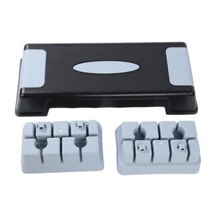 Plateforme d'exercice aérobique carrée antidérapante personnalisable et réglable pour exercices de step, <span class=keywords><strong>banc</strong></span> confortable - Product Image 2