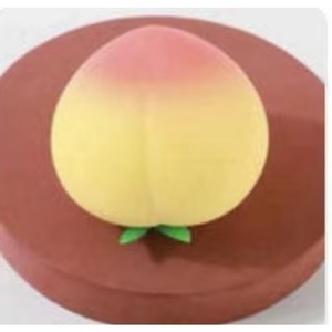 Mini Squishies Kawaii Mochi de simulación, juguetes antiestrés de melocotón rosa, blandos y lindos para amasar y apretar para niños - Product Image 3